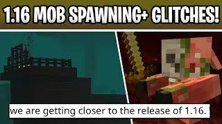 Скоро релиз Minecraft 1.16! Подробности о спауне мобов и фермах золота и опыта для зомбированных пиглинов!