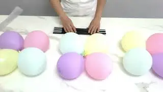 LANGXUN 12ft Table Balloon Arch Kit