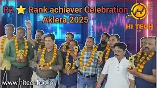 HiTechBot R2 Star Rank achiever Celebration Aklera 2025/🏆🏆🏆/Hitechbotdigit/HiTechBotIndia/9044075600