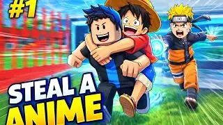 I Play Roblox I Steal A Anime Character l My First Vedio 