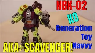 NBK-02 KO Generation Toy NAVVY (3p Constructicon Scavenger) - GotBot True Review NUMBER 425
