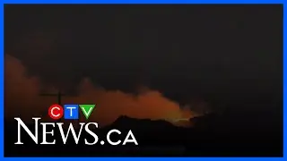 Large dump fire causes thick smoke in west Edmonton