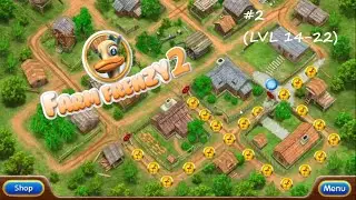 Farm Frenzy 2 Full Gold Walkthrough Part 2 Level 14 - 22