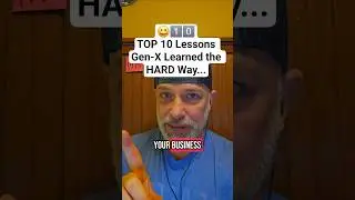 😆1️⃣0️⃣ TOP 10 Lessons Gen-X Learned the HARD Way... #genx #top10
