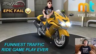 🚦 MT Vibe Zone! First Ever Gameplay | Traffic Rider Funny Moments with Talha! 🚴😂