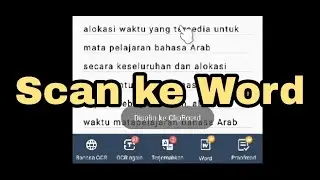 Scan Dokumen Menjadi Word Bisa di Edit Dari HP Android