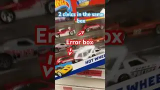 I found a error box of hot wheels #fyp #hotwheels #car￼ #shorts