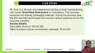 Profits and Gains of business I Income Tax Law and Practice I SNS INSTITUTIONS