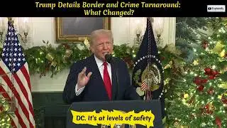 Трамп подробно рассказывает о переломе в ситуации на границе и в борьбе с преступностью: что изме...