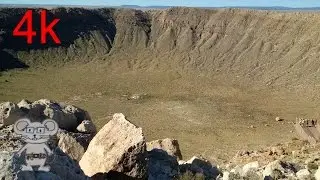 Meteor Crater, Winslow, AZ in 4K