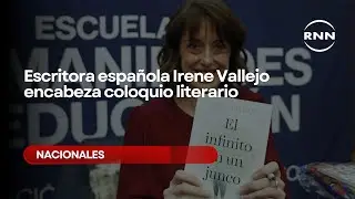 Escritora espa&ntilde;ola Irene Vallejo encabeza coloquio literario