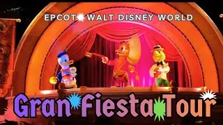 Gran Fiesta Tour Starring The Three Caballeros Ride-Along at Disney EPCOT Donald Duck Mexico