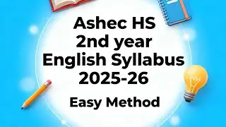 ASHEC HS second year English Syllabus 2025-26