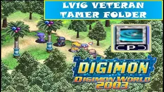 Digimon World 2003 Card Battle - LV16 Veteran Tamer Folder + Tidal Wave
