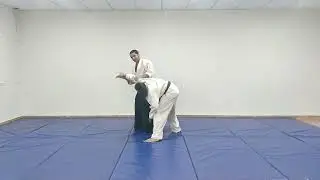 Aikido Basic Techniques: Ushiro ryo kata dori Nikyo 後両肩取り二教　וואדוקאן דוג'ו - אייקידו פרדס חנה