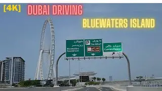[4K] Dubai Driving | Bluewaters Island