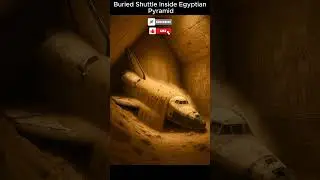 Buried Shuttle Inside Egyptian Pyramid #spaceshuttle #ufo #pyramid #ancientegypt