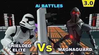 Disney Infinity 3.0 Ai Battles MagnaGuards V First Order Shielded Elite