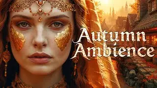 Lady of Autumn: Celtic Medieval Village Soundscapes with Ethereal Female Vocals for Relaxation