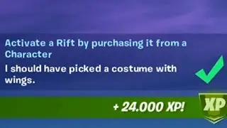 ACTIVATE A RIFT BY PURCHASING IT FROM A CHARACTER CHALLENGE QUEST GUIDE | Fortnite