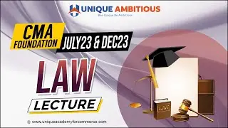CMA Foundation | Law L - 7 | Negotiable Instruments Act | July 23 & Dec 23 Attempt