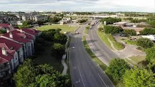 Drone video at Wells Branch & I-35