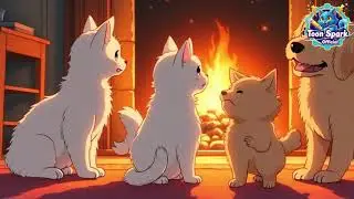 Mom Cat Makes Magic Snow Ice Cream for Her Babies! 🍦❄️