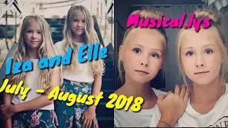 Iza and Elle All TikTok (musical.lys) Of July & August 2018 With Names
