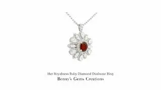 Her Royalness Ruby Diamond Dualwear Ring