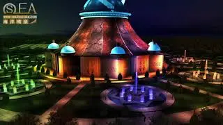 Tajikistan independent Park Music Fountain design C -2021 new project