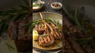Lamb Chops with Rosemary Butter #LambChops #RosemaryButter #MeatLovers #KetoDinner #LowCarbRecipes