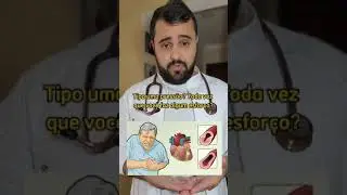 DOR NO PEITO AO FAZER ESFOR&Ccedil;O, SAIBA &Agrave; CAUSA #dornopeito #angina #saude