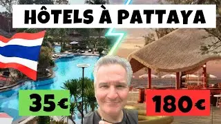 Le match : H&ocirc;tel low cost vs 5* luxe &agrave; Jomtien Pattaya ! 