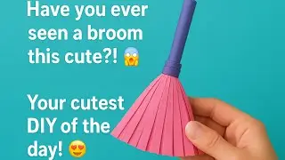Craft: Have you ever seen a broom this cute?! 🧹😱 Your cutest DIY of the day! 💕😍