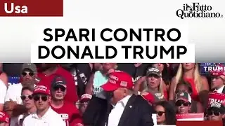 Spari al comizio di Donald Trump, l'ex presidente colpito a un orecchio