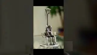metal figure sculpture art @JDwoodcraftandidea #short #viral