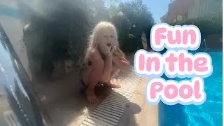 Madison Shows Fun Pool Tricks | Easy Swim Moves