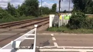 Hauxton level crossing (cambs) Saturday 25.7.15