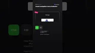 How to make a liquid navigation menu indicator using HTML and CSS