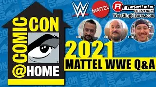 SDCC 2021 Mattel WWE Wrestling Action Figure Q&A with Bill, Steve & Tom!