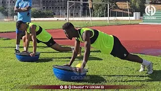 شــــاهد.. مولودية الجزائر تجري أول حصة تدريبية في تونس