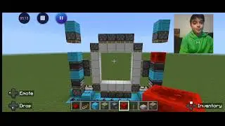 Simple 4 by 4 Bedrock Door For Advanced Fans.
