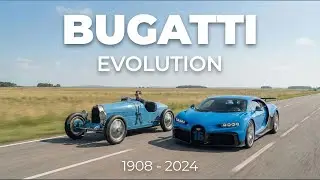 BUGATTI Evolution (1908&ndash;2024) | 116 Years of Speed, Luxury & Innovation