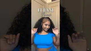 Fulani braids 💙🙂&zwj;&harr;️ #hairstyle #fulanibraids #explore #hairtutorial