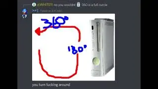 the xbox 360 was so bad you turn 360 degrees and walk away
