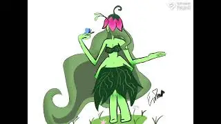 Alien nature girl//SPEED DRAW// Cyb3rang3l