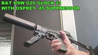 B&T USW G20  45 ACP SUPPRESSED