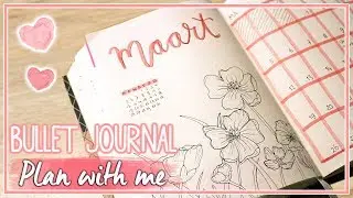 BULLET JOURNAL MAART 2018 || Plan with me