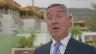 Predsjednički kandidat Milo Đukanović u posjeti turističkog kompleksa Porto Montenegro - Tivat