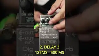 Boss Digital Reverb RV-3  @BOSSinfoglobal  #guitarpedals #reverbpedal